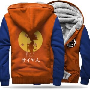 Veste Polaire DBZ Goku Petit (Orange & Bleu)