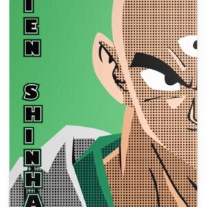 Poster Dragon Ball Z Ten Shin Han (Flat Design)