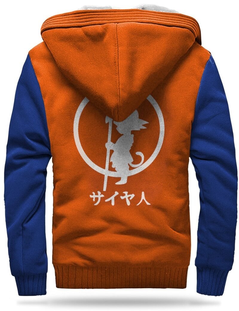 Veste Polaire DBZ Goku Petit (Orange & Bleu) – Image 3