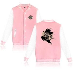 Veste Teddy Dragon Ball Z Goku Petit ( Rose & Blanc)