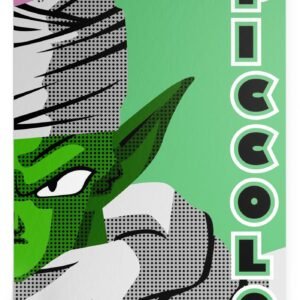 Poster Dragon Ball Z Piccolo (Flat Design)