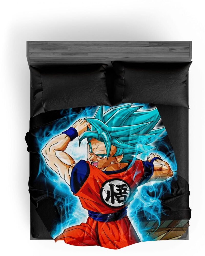 Plaid Dragon Ball Super Attaque Goku SSJ Blue – Image 2