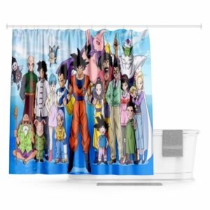 Rideau Douche Dragon Ball Famille