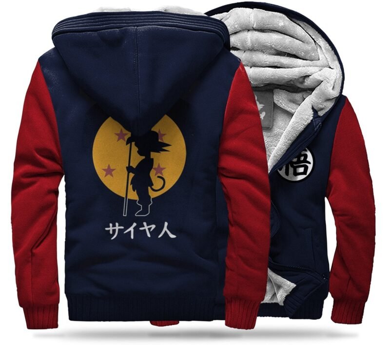Veste Polaire DBZ Goku Petit (Bleu & Rouge)