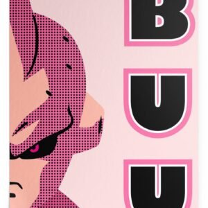Poster Dragon Ball Z Buu (Flat Design)