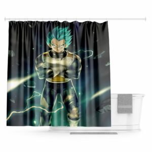 Rideau Douche Dragon Ball Vegeta Blue