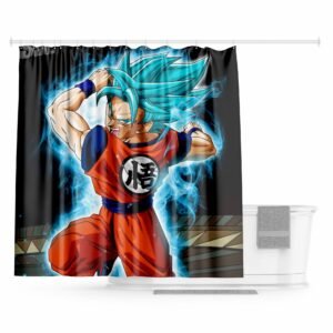 Rideau Douche Dragon Ball Goku SSJ Blue