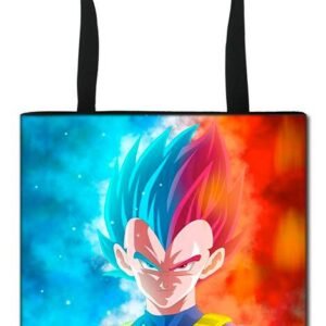 Tote Bag Dragon Ball Vegeta Blue & God