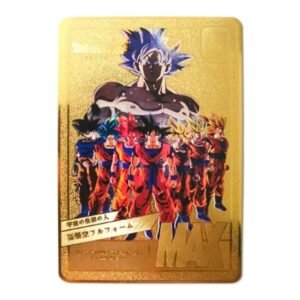 Carte Dragon Ball Z Goku Transformations