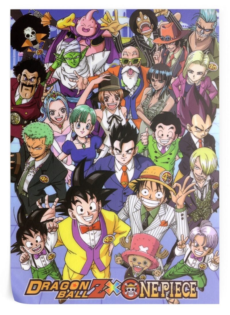 Poster Dragon Ball Z One Piece