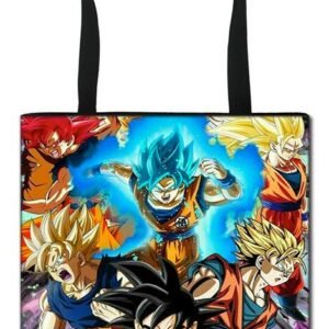 Tote Bag Dragon Ball Goku Transformations