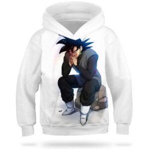 Sweat DBZ Enfant Black Goku