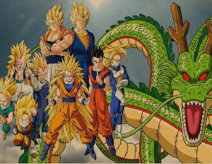 Poster Dragon Ball Z Univers Saiyan