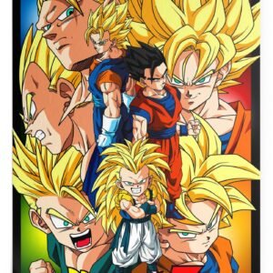 Poster Dragon Ball Z Fusions Saiyan