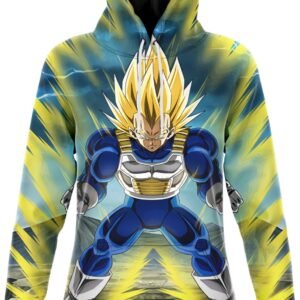 Robe Sweat DBZ Vegeta Saiyan Amélioré