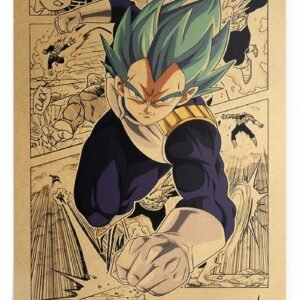 Poster Dragon Ball Super Vegeta Blue