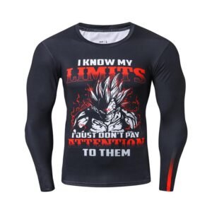 T-Shirt Compression Long Majin Vegeta
