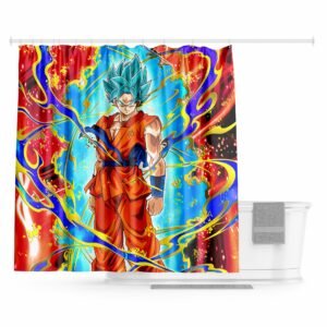 Rideau Douche Dragon Ball Goku SSJ Blue