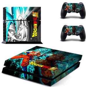 Stickers PS4 Dragon Ball S Goku Vegeto Blue (SLIM)