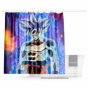 Rideau Douche Dragon Ball Forme Ultra Instinct