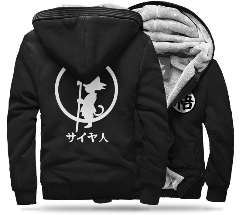 Veste Polaire DBZ Goku Petit (Noir)