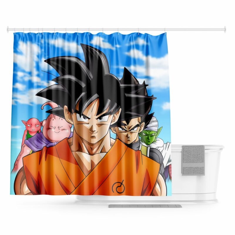 Rideau Douche Dragon Ball Z Team