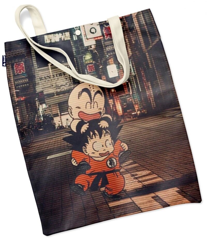 Tote Bag Dragon Ball Krilin & Goku