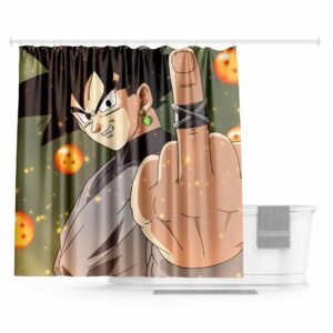 Rideau Douche Dragon Ball Goku Black