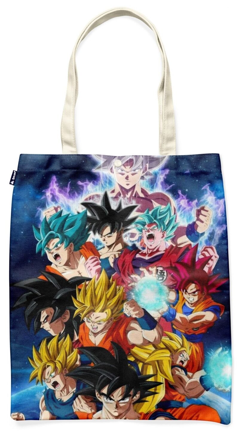 Tote Bag Dragon Ball Formes Goku – Image 2