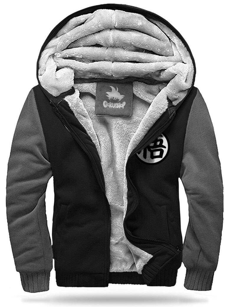 Veste Polaire DBZ Goku Petit (Noir & Gris) – Image 2