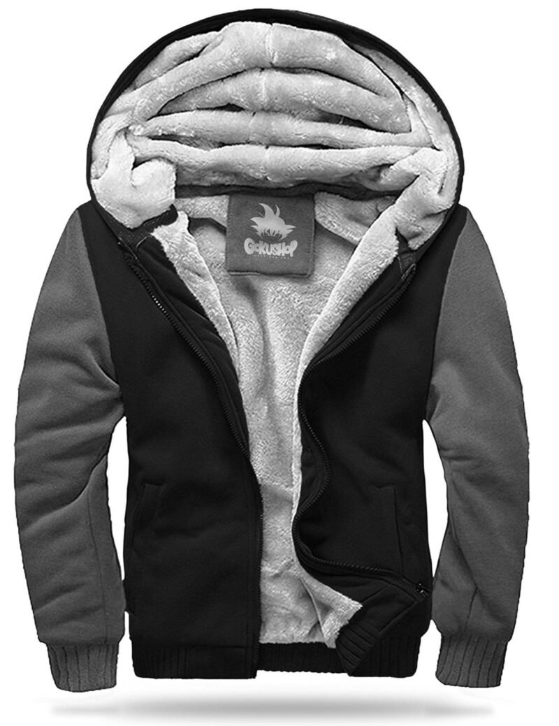 Veste Polaire DBZ Capsule Corp (Noir & Gris) – Image 3