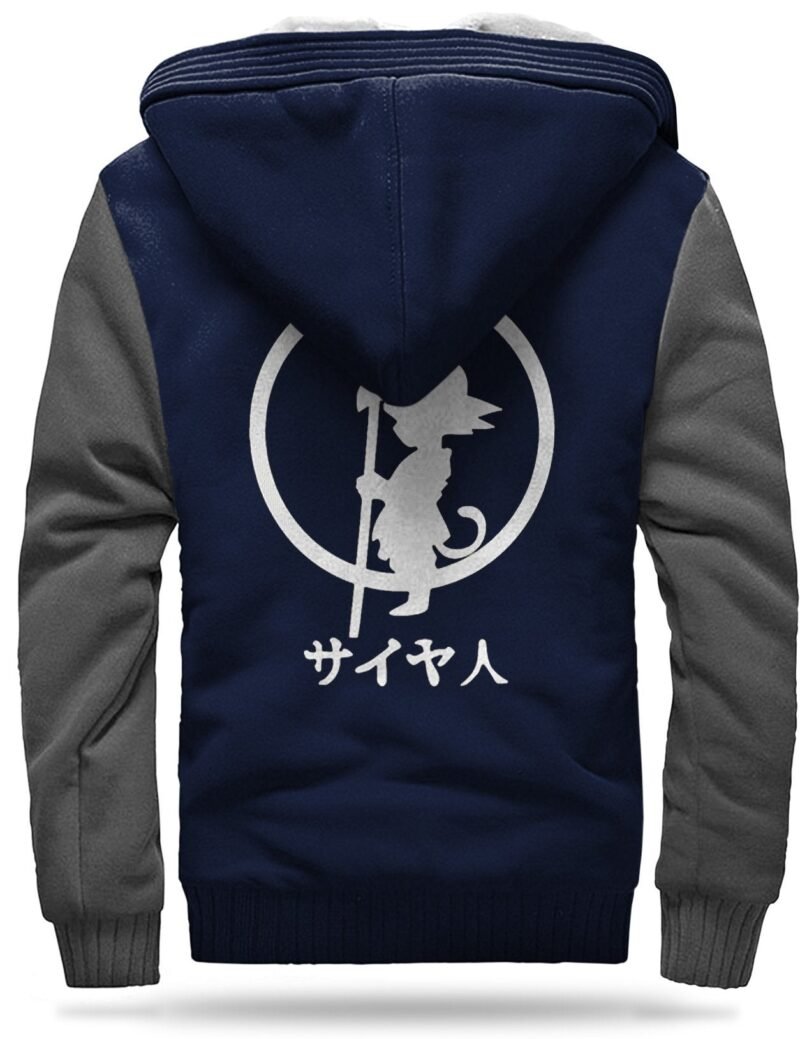 Veste Polaire DBZ Goku Petit (Bleu & Gris) – Image 2