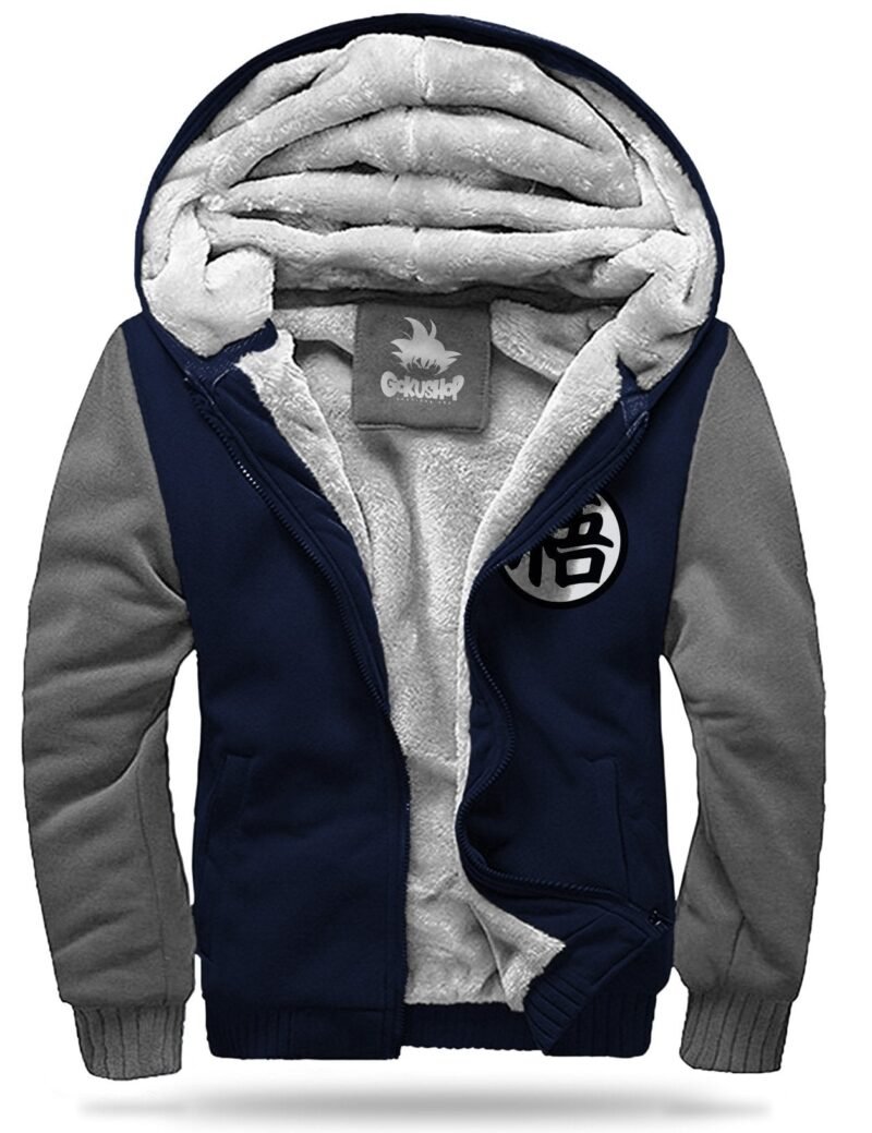Veste Polaire DBZ Goku Petit (Bleu & Gris) – Image 3