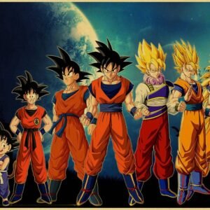 Poster Dragon Ball Z Goku Evolution