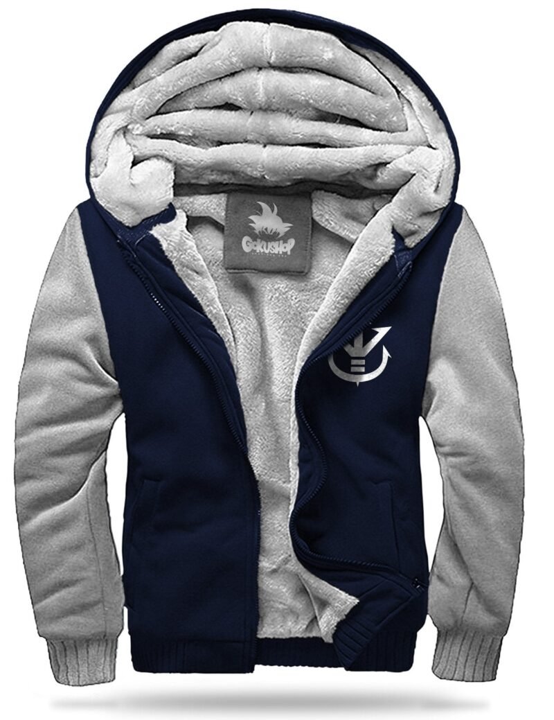 Veste Polaire DBZ Famille Royale (Bleu & Blanc) – Image 2