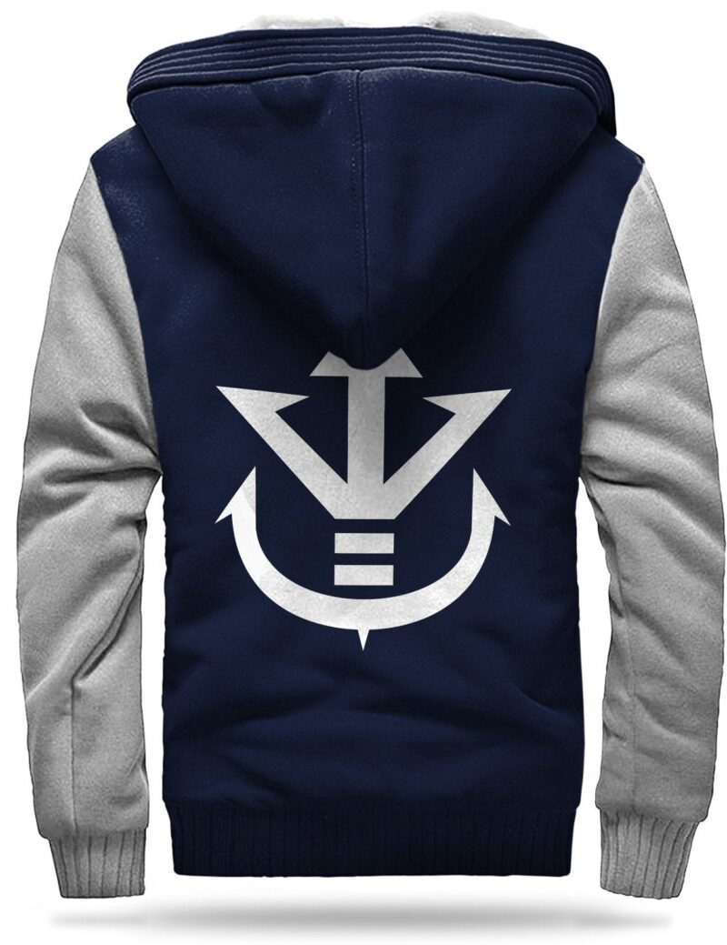 Veste Polaire DBZ Famille Royale (Bleu & Blanc) – Image 3