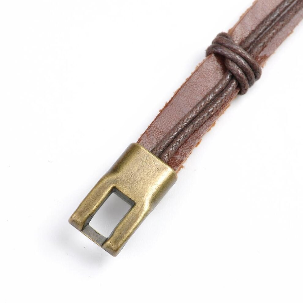 Bracelet Dragon Ball Z Sangoku (Cuir Brun) – Image 5