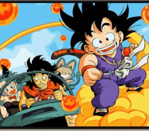 Poster Dragon Ball Goku Nuage Magique