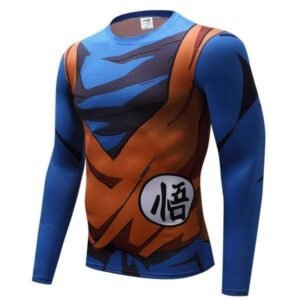 T-Shirt Compression Long Son Goku