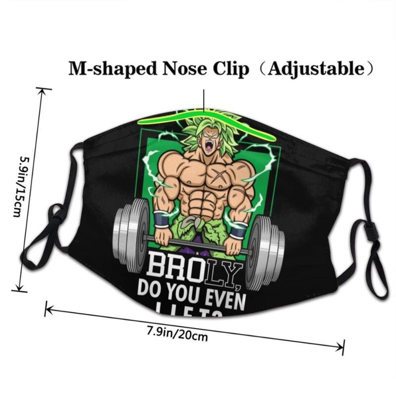 Masque Dragon Ball Z Broly Gym – Image 4