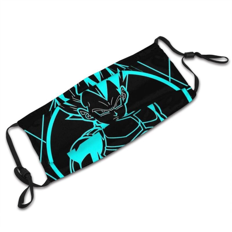 Dragon Ball Z Gohan Shonen Manga Protection’s Mask Funny Prism Warrior Cool Washable Fabric Mask With Filters Protection Muffle – Image 7