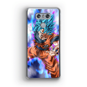 Coque DBS LG Goku Blue Aura