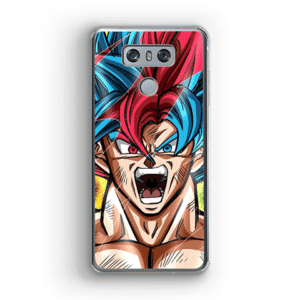 Coque DBS LG Goku God Red & Blue