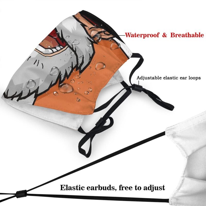 Kame Sennin Mouth DBZ Reusable Face Mask Dragon Ball Z Anti Haze Dust Mask Protection Cover Respirator Mouth Muffle – Image 5