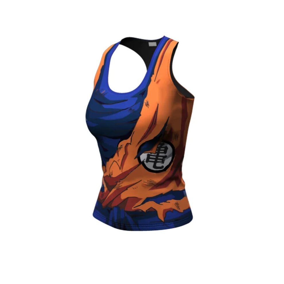 Débardeur Dragon Ball Femme Goku Combat