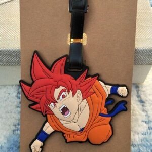 Étiquette de Bagage DBZ Goku SSJ God