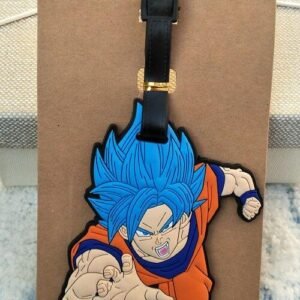 Étiquette de Bagage DBZ Goku SSJ Blue