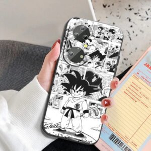 Coque Huawei Dragon Ball Goku Noir et Blanc