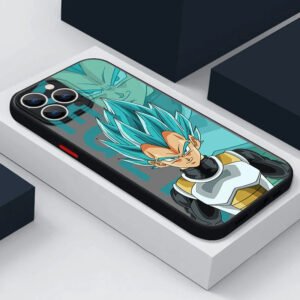 Coque iPhone Dragon Ball Vegeta Blue