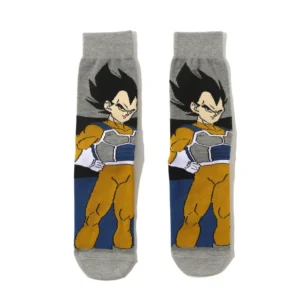 Chaussettes Longues Dragon Ball Vegeta Tenue Jaune